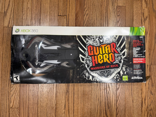 Xbox 360 guitar hero warriors - guitar,
