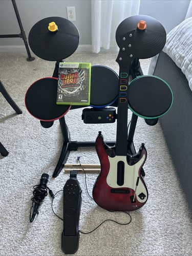 Xbox 360 guitar hero warriors - xbox,